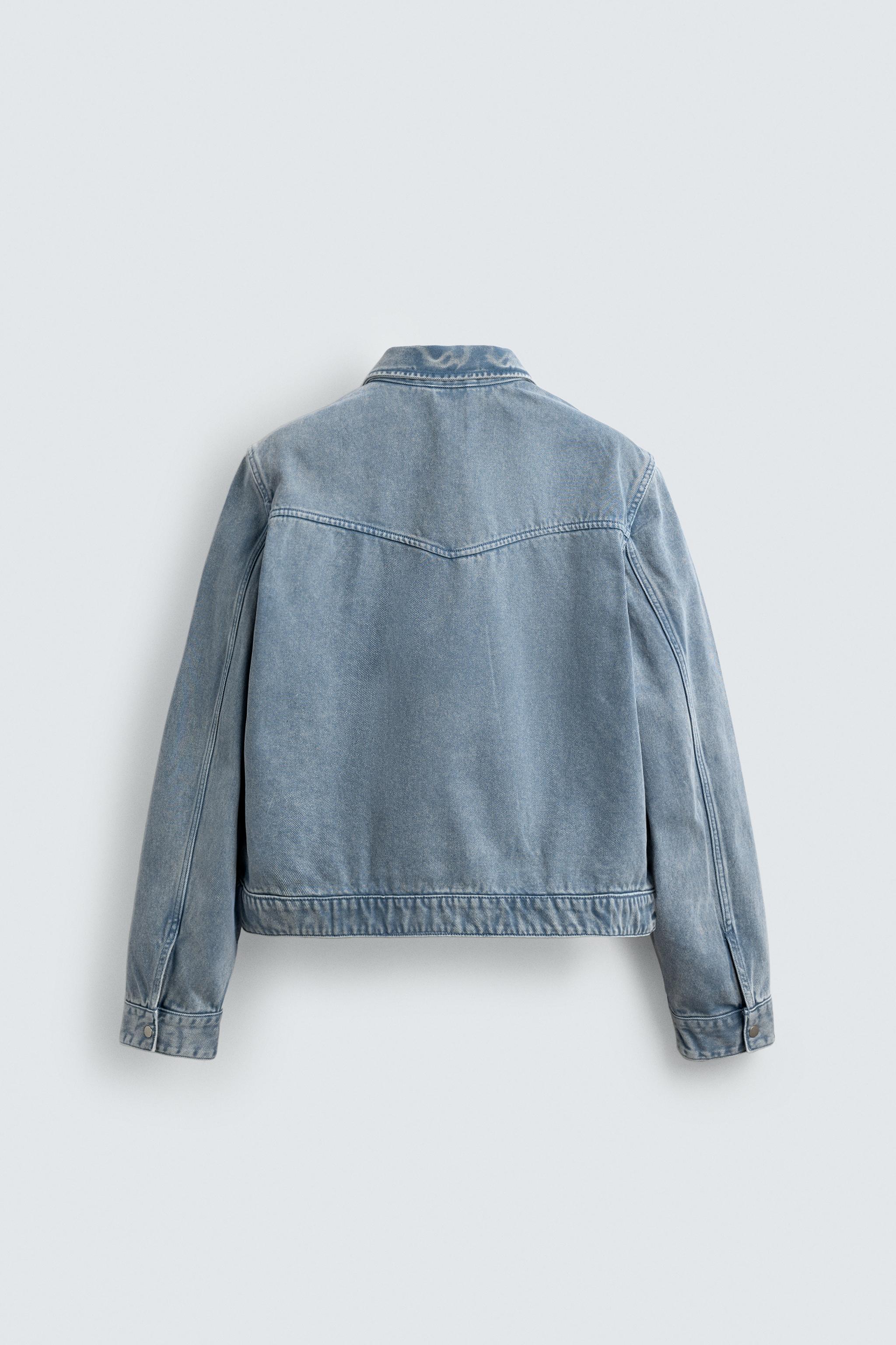BLOUSON STRUCTURÉ DÉLAVÉ